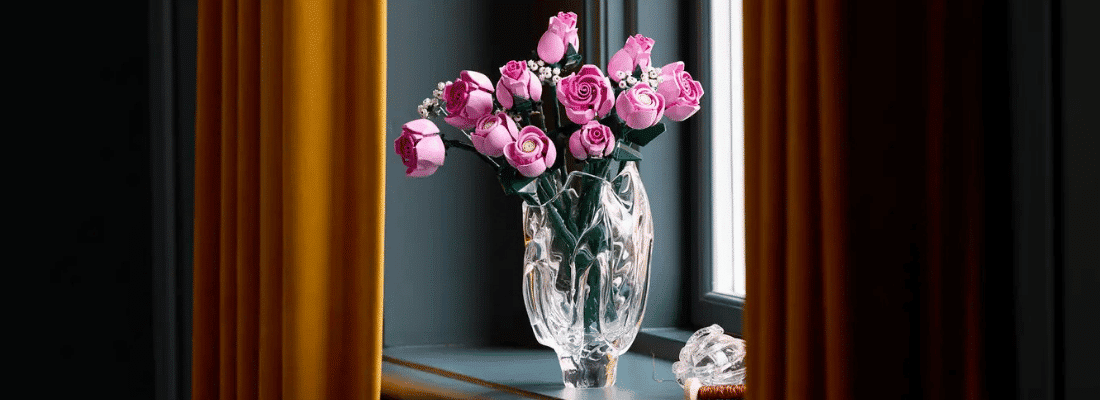 lego botanicals 10374 bouquet of pink roses