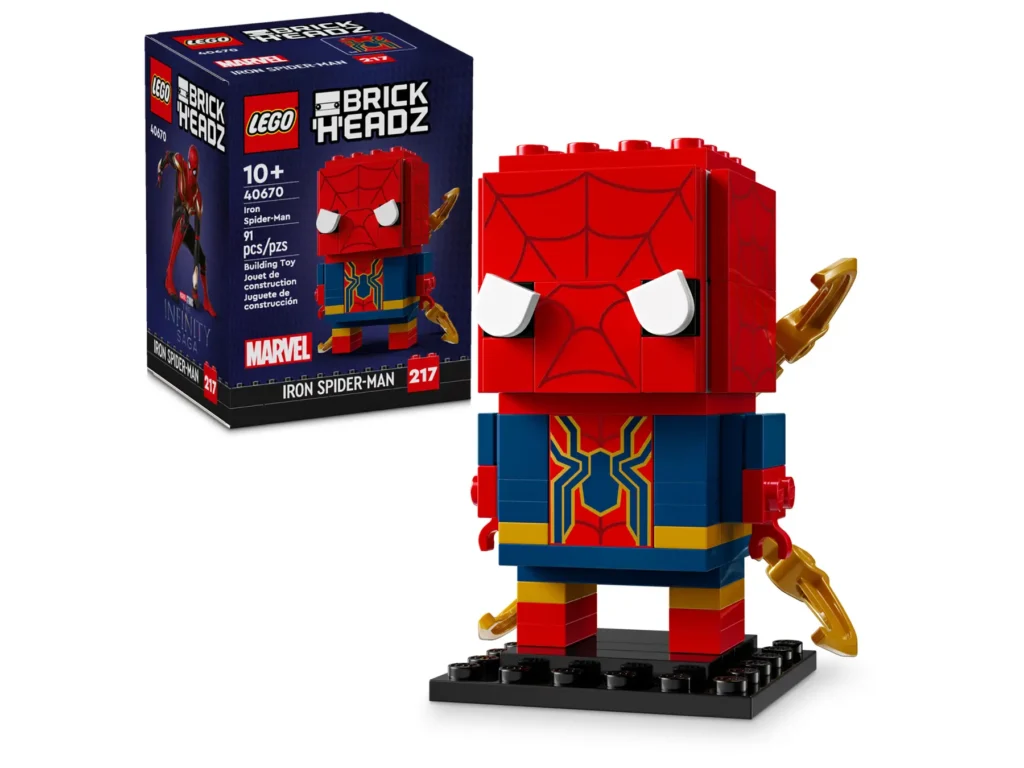 lego brickheadz 40670 iron spider man