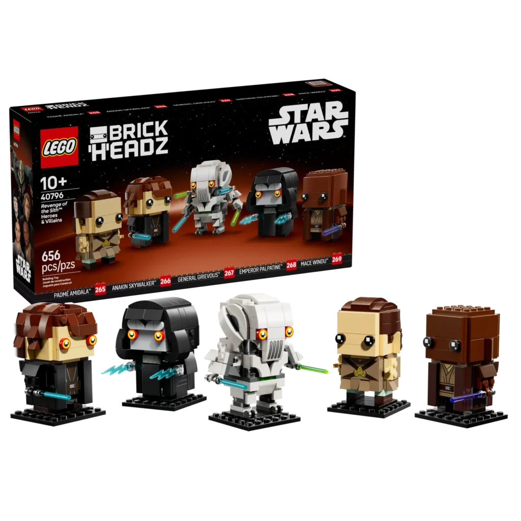 lego brickheadz 40796 revenge of the sith heroes and villains