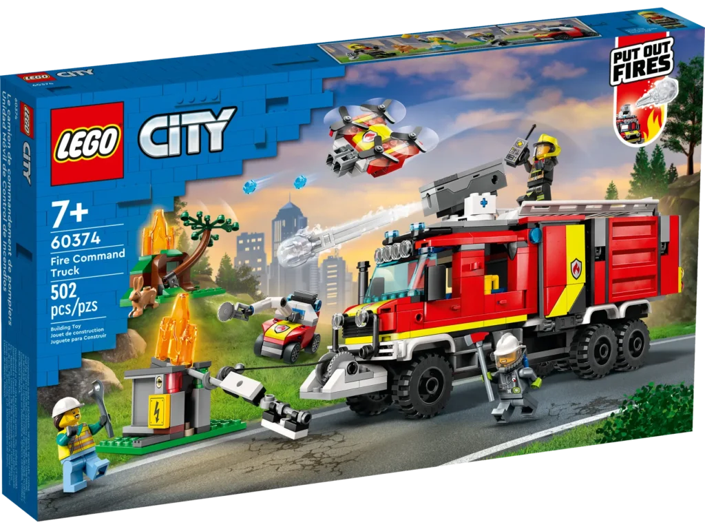 lego city 60374 fire command truck
