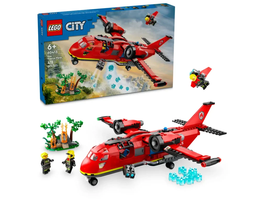 lego city 60413 fire rescue plane