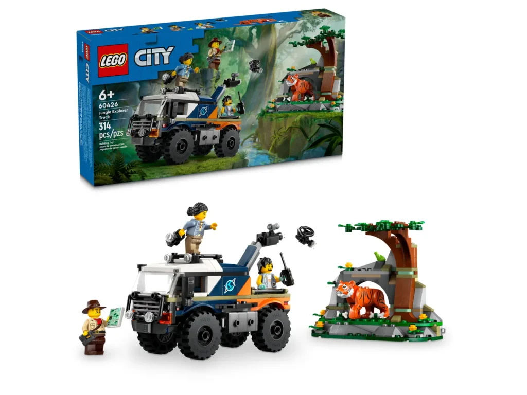lego city 60426 jungle explorer off road truck