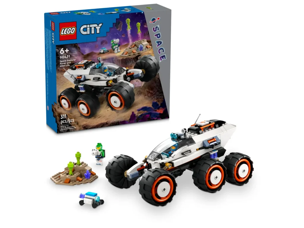 lego city 60431 space explorer rover and alien life
