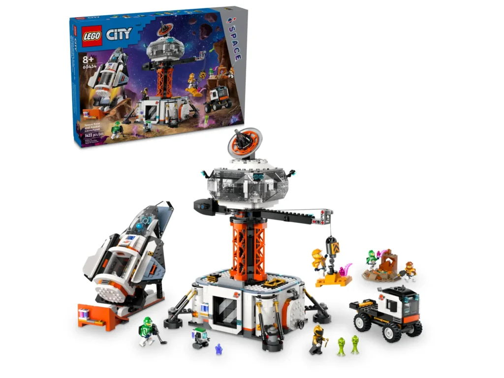 lego city 60434 space base and rocket launchpad