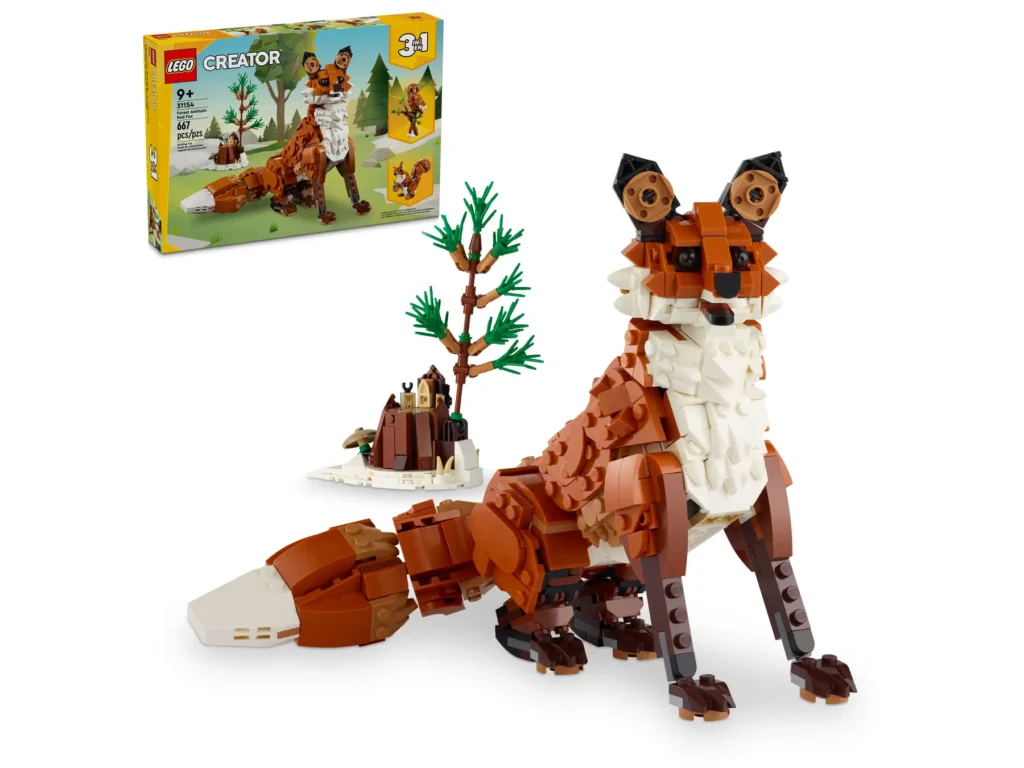 lego creator 31154 forest animals red fox
