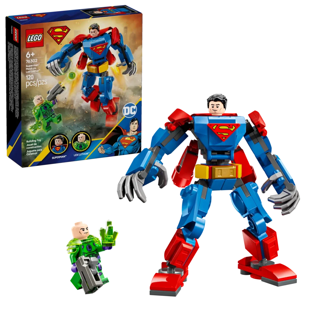 lego dc 76302 superman mech vs. lex luthor