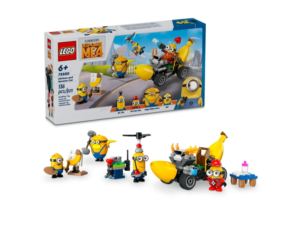 lego despicable me 75580 minions and banana car