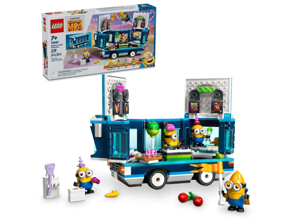 lego despicable me 75581 minions' music party bus