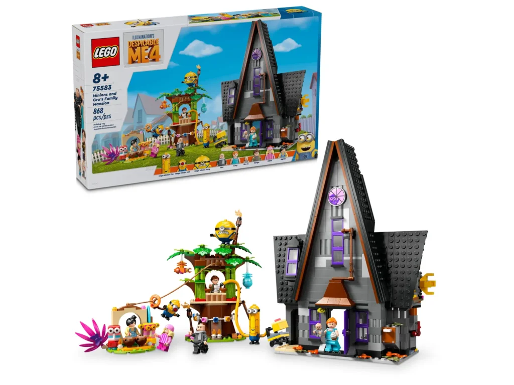 lego despicable me 75583 minions and gru's family mansion