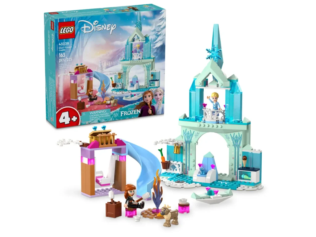 lego disney 43238 elsa's frozen castle