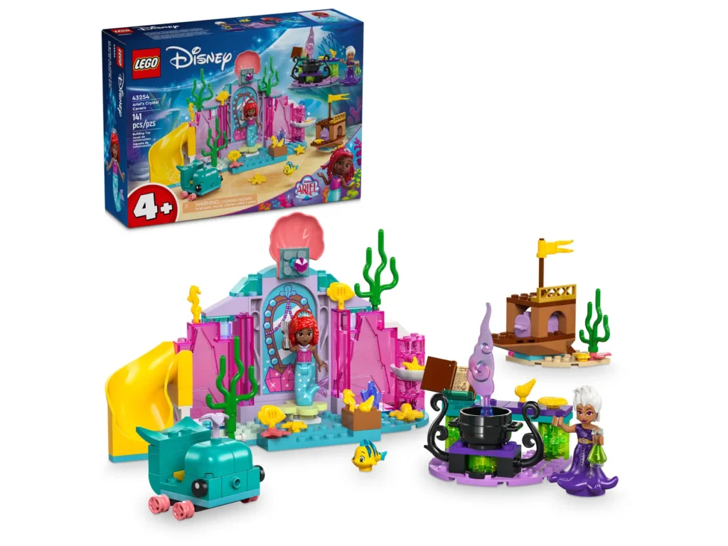 lego disney 43254 ariel's crystal cavern