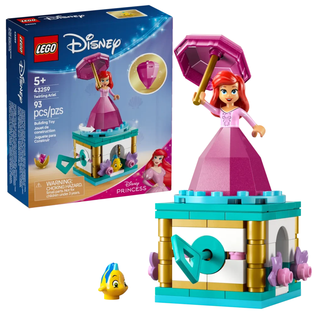 lego disney 43259 twirling ariel