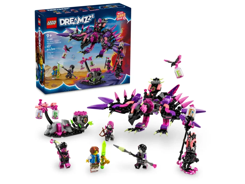 lego dreamzzz 71483 the never witch's nightmare creatures