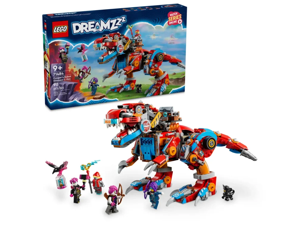 lego dreamzzz 71484 cooper's robot dinosaur c rex