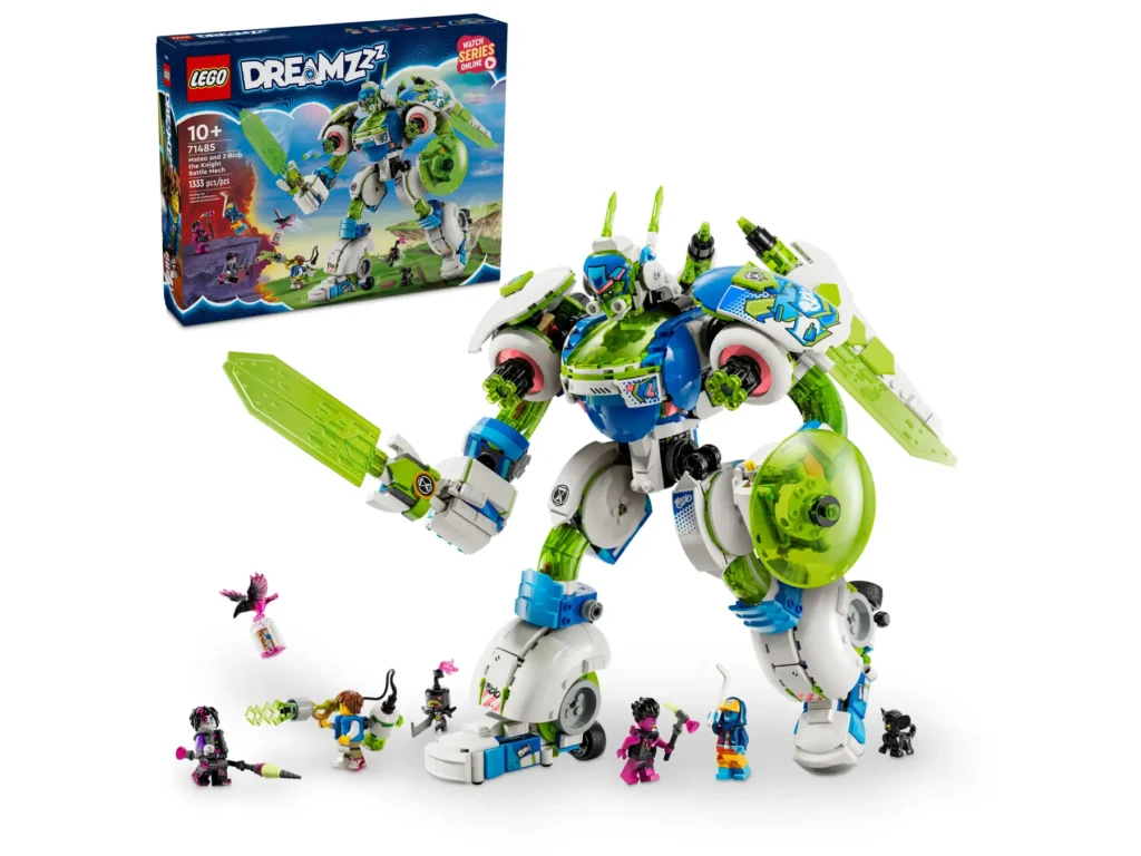 lego dreamzzz 71485 mateo and z blob the knight battle mech