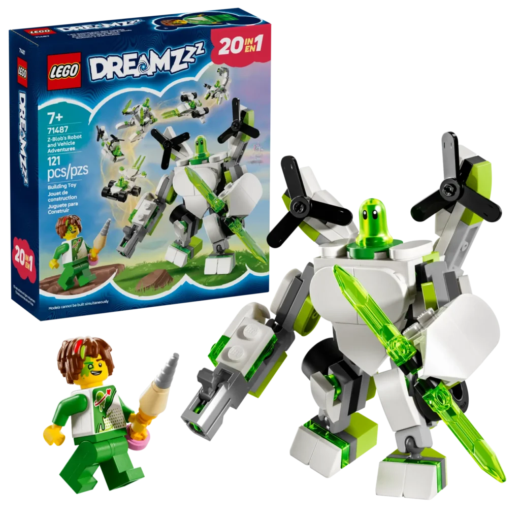 lego dreamzzz 71487 z blob's robot and vehicle adventure