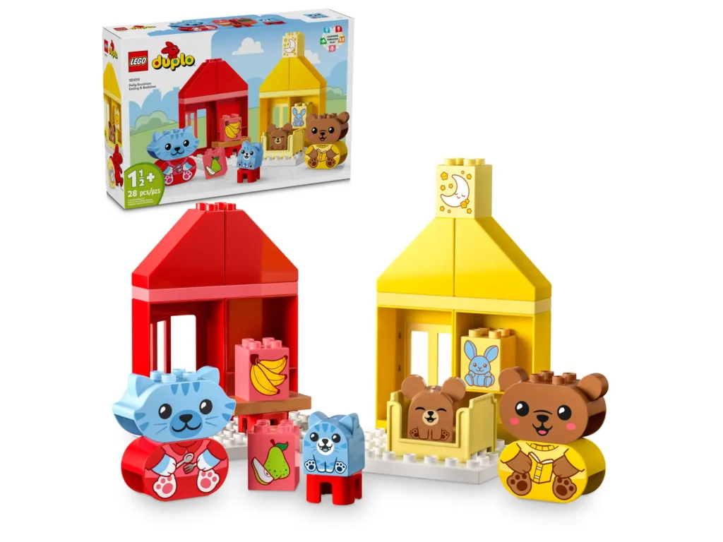 lego duplo 10414 daily routines eating & bedtime