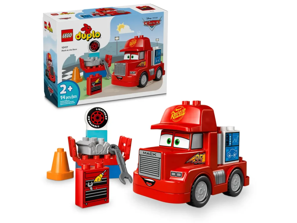 lego duplo 10417 mack at the race