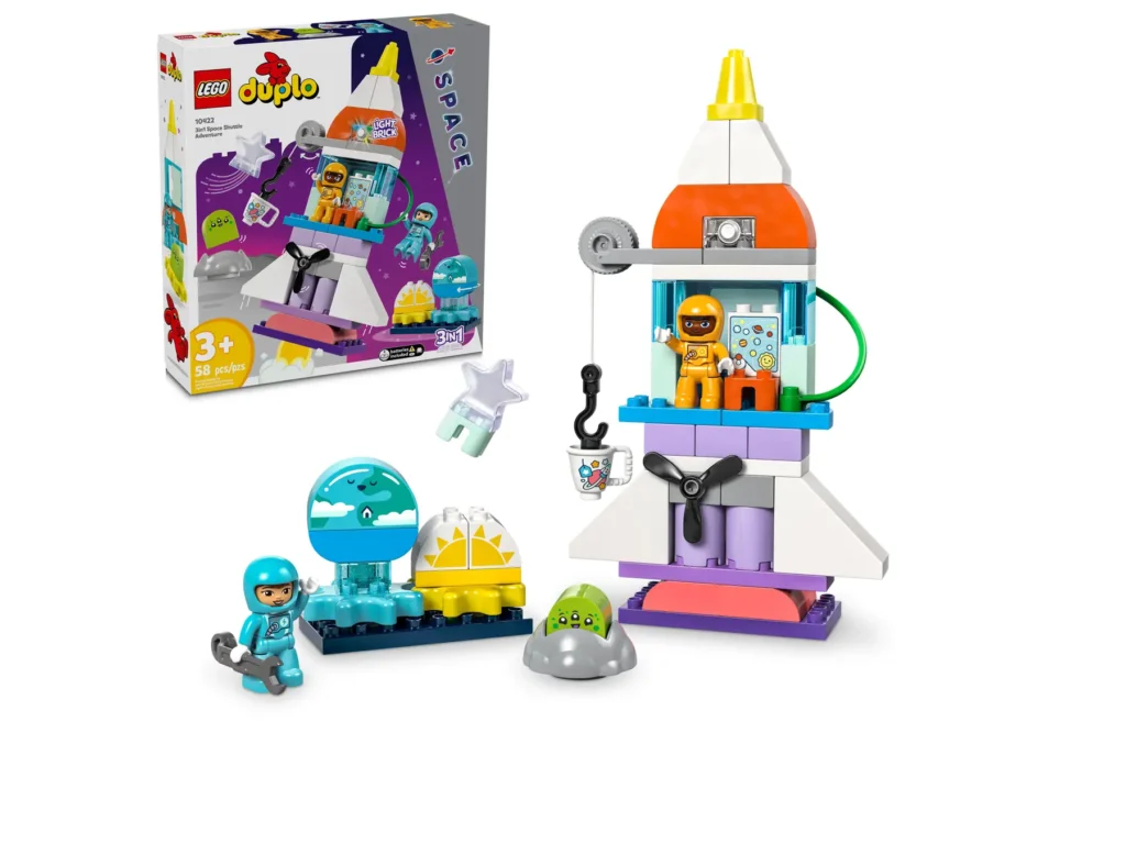 lego duplo 10422 3 in 1 space shuttle adventure