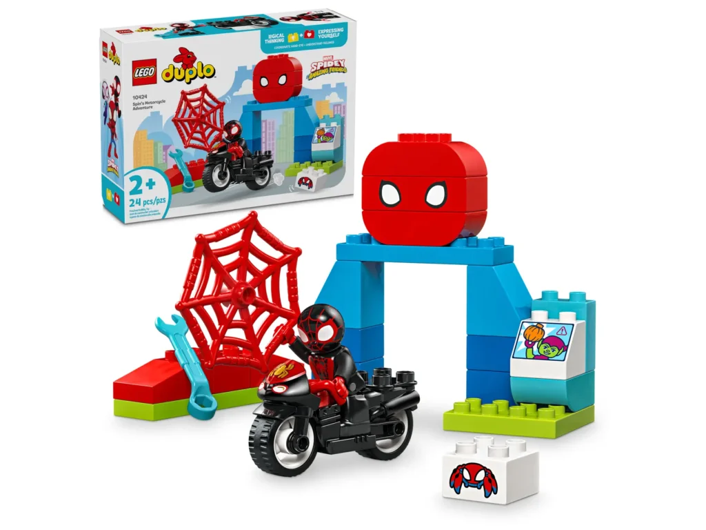 lego duplo 10424 spin's motorcycle adventure