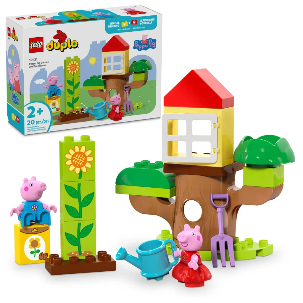 lego duplo 10431 peppa pig garden & tree house