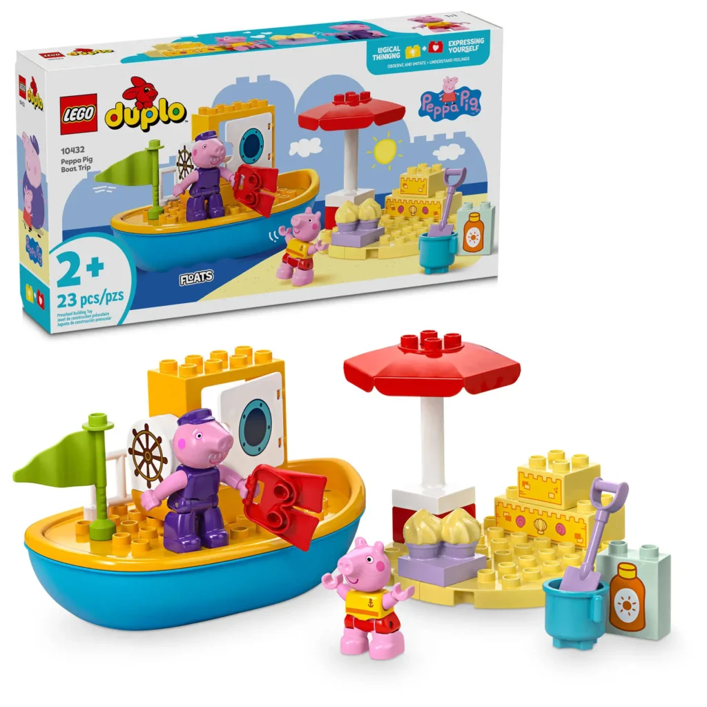 lego duplo 10432 peppa pig boat trip