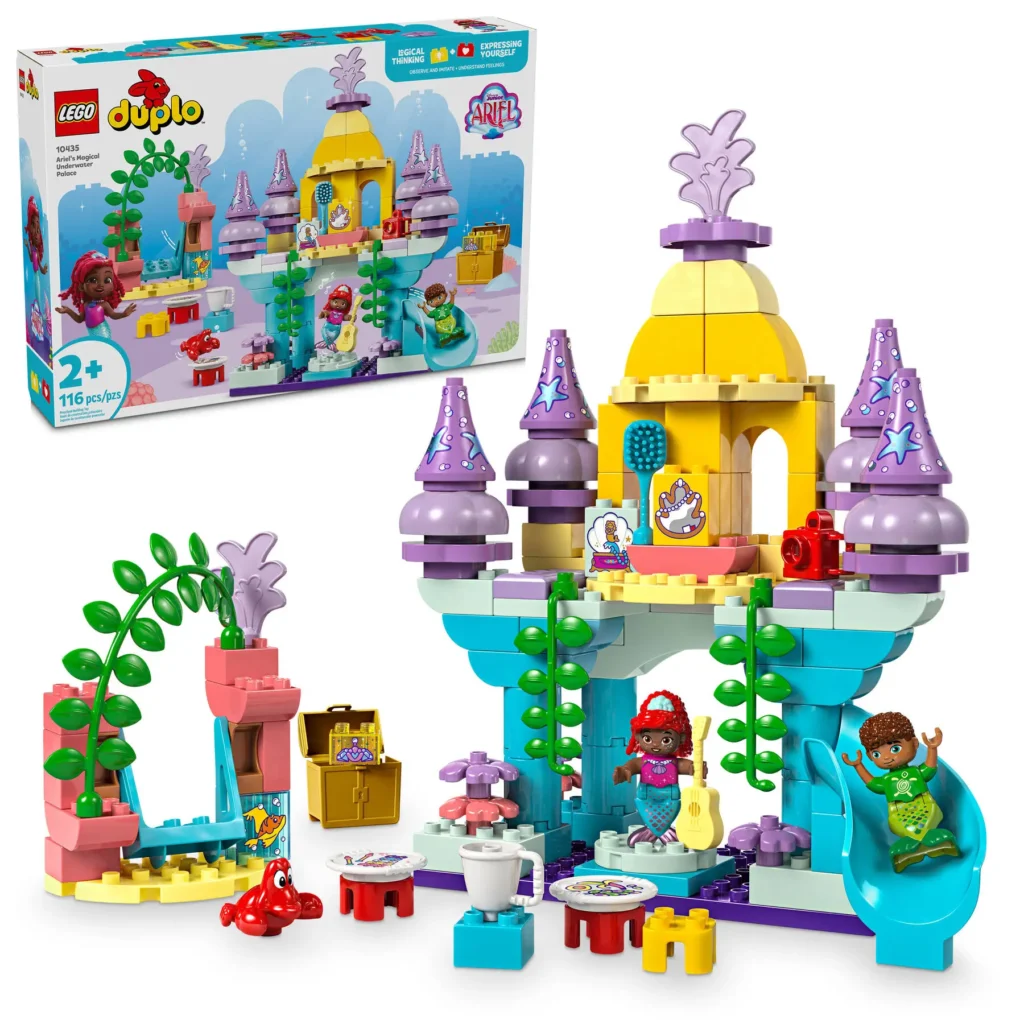 lego duplo 10435 ariel's magical underwater palace