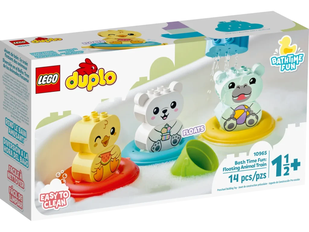 lego duplo 10965 bath time fun floating animal train