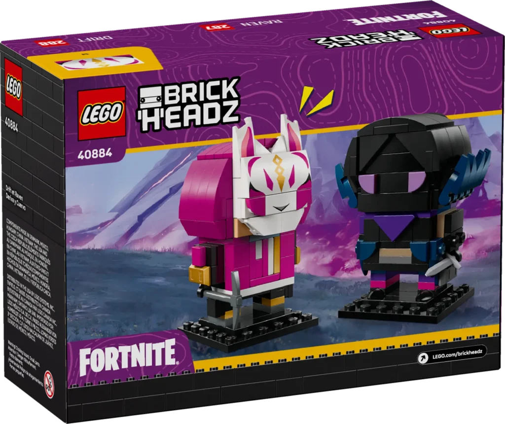 lego fortnite brickheadz 40884 drift & raven (3)