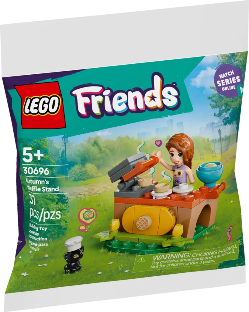 lego friends 30696 autumn's waffle stand