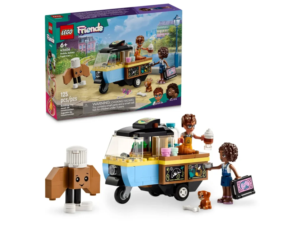 lego friends 42606 mobile bakery food cart