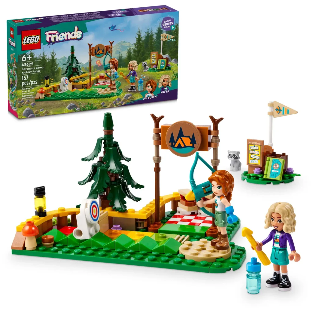lego friends 42622 adventure camp archery range
