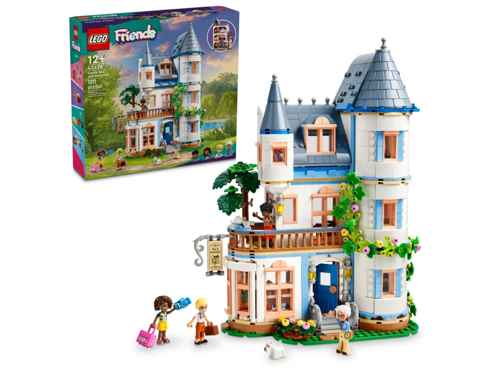 lego friends 42638 castle bed and breakfast
