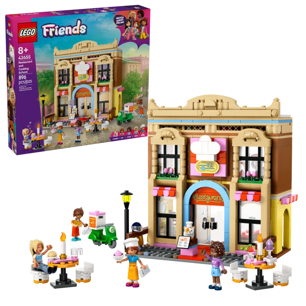 lego friends 42655 restaurant and cooking school