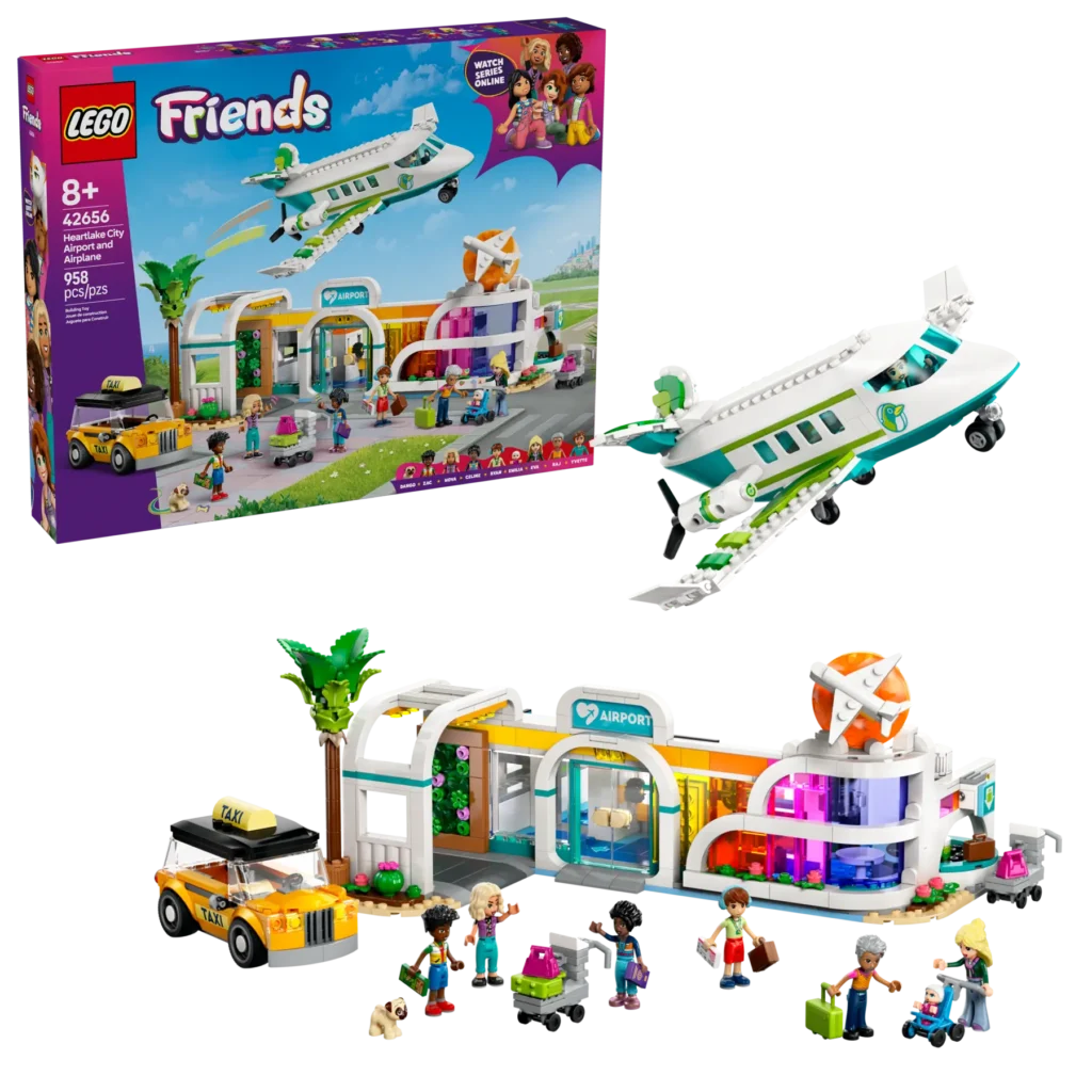 lego friends 42656 heartlake city airport and airplane