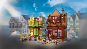 lego harry potter 76452 quality quidditch supplies & ice cream parlour