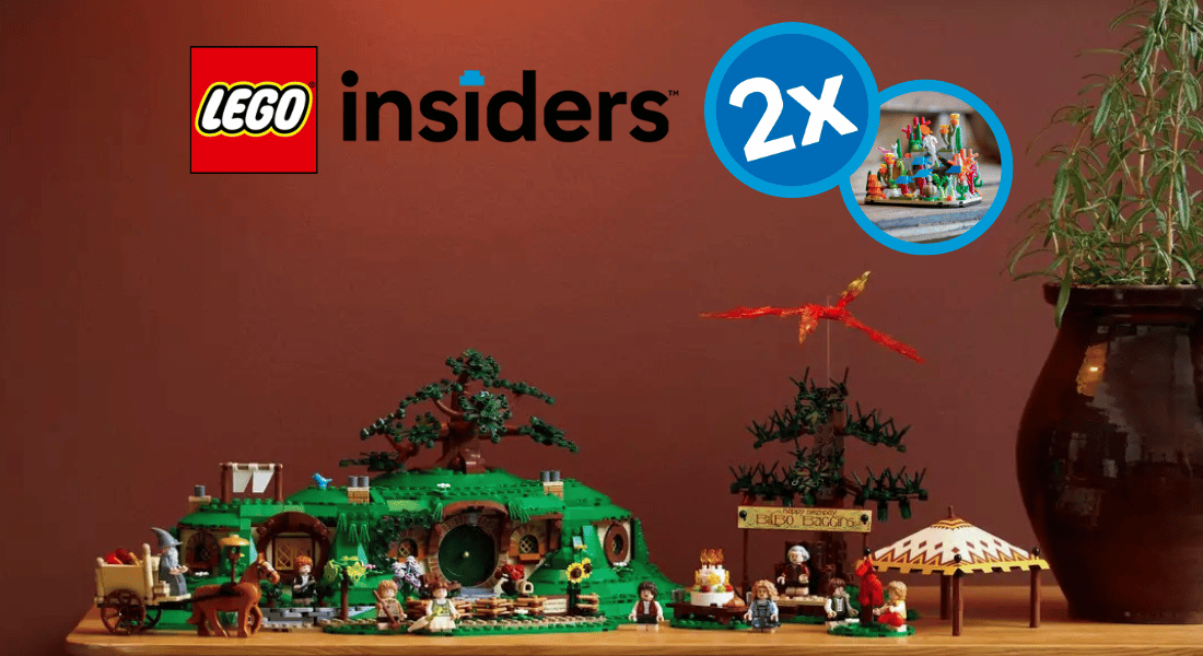 LEGO Icons 10354 Lord of the Rings: The Shire met 2x Insiders punten en gratis Coral Reef Diorama