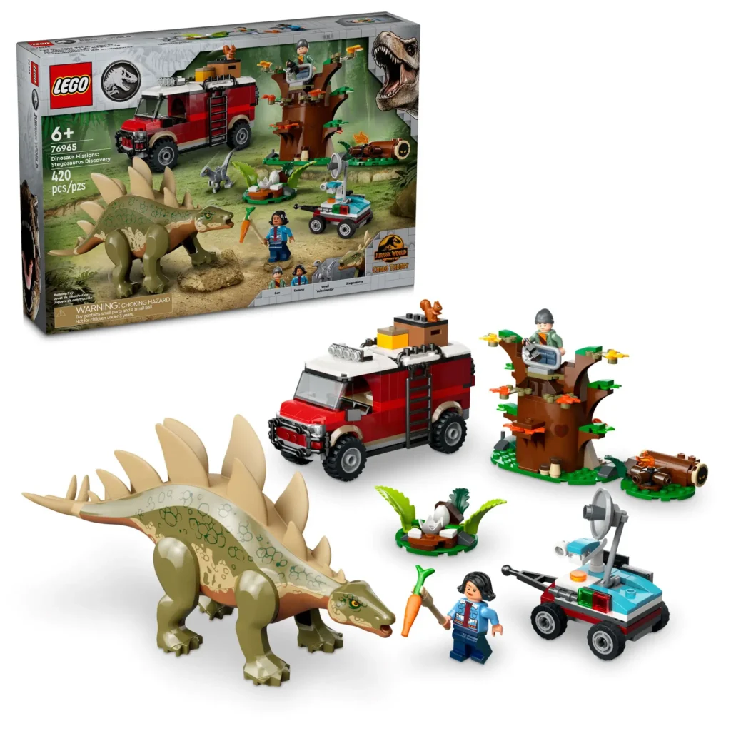 lego jurassic world 76965 dinosaur missions stegosaurus discovery