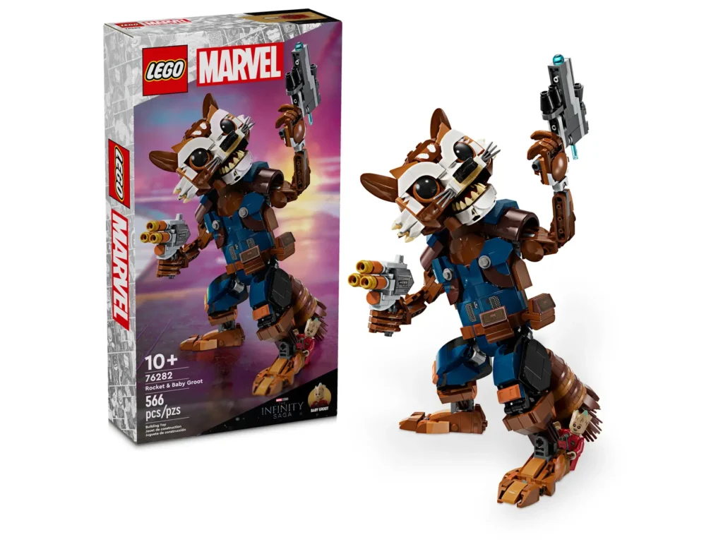 lego marvel 76282 rocket & baby groot