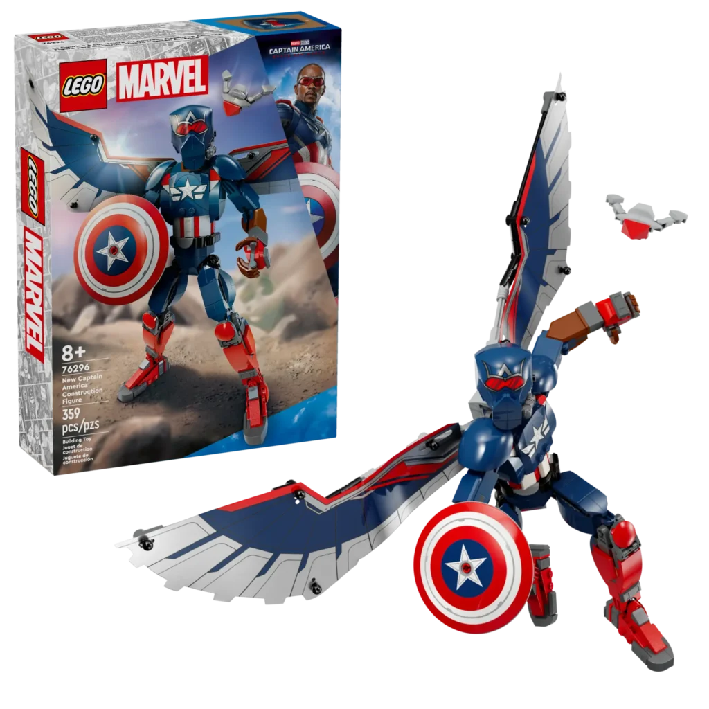 lego marvel 76296 new captain america construction figure