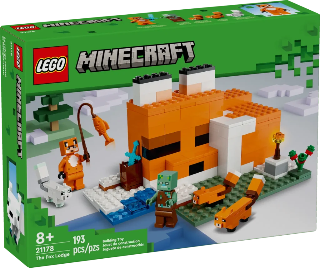 lego minecraft 21178 the fox lodge