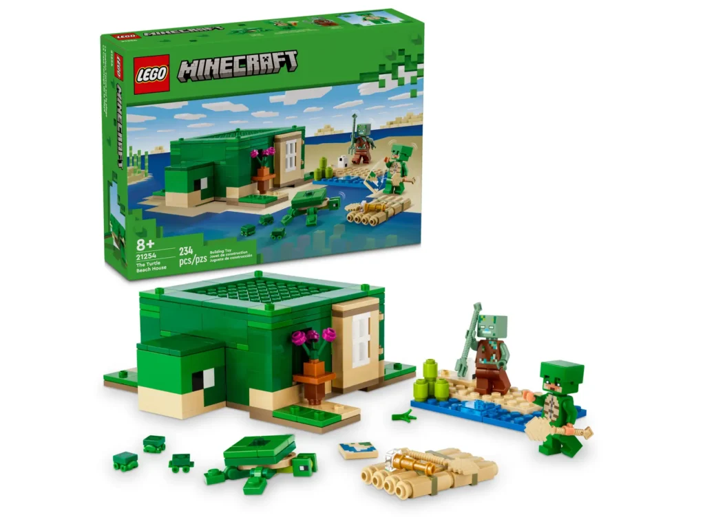 lego minecraft 21254 the turtle beach house