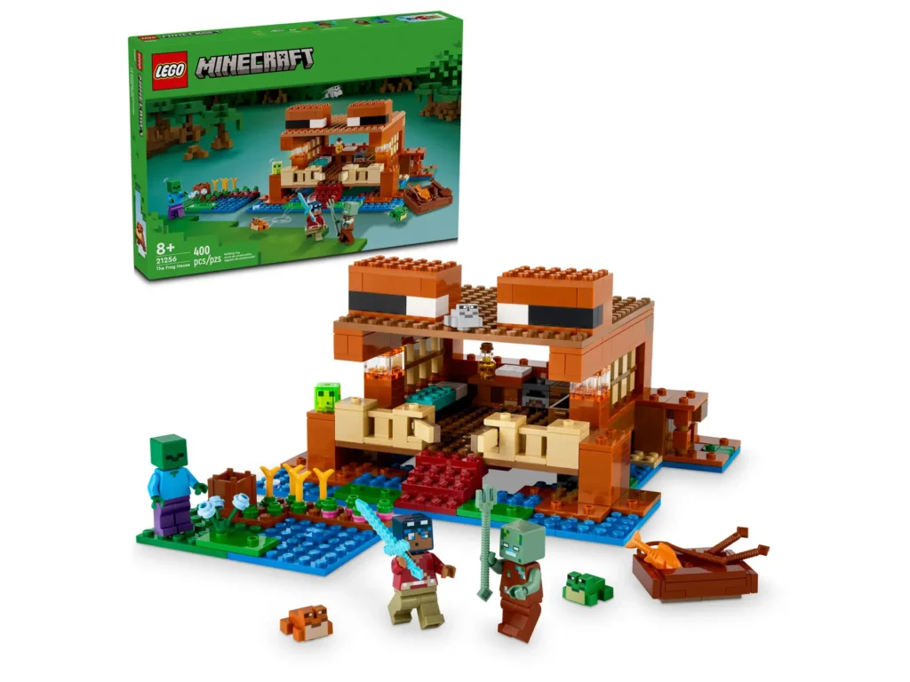 lego minecraft 21256 the frog house