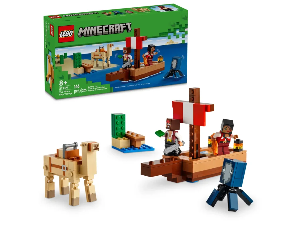 lego minecraft 21259 the pirate ship voyage
