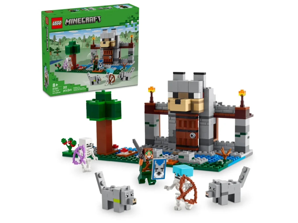 lego minecraft 21261 the wolf stronghold