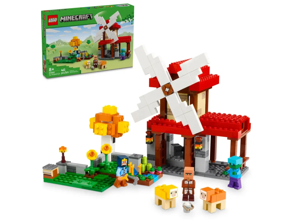 lego minecraft 21262 the windmill farm