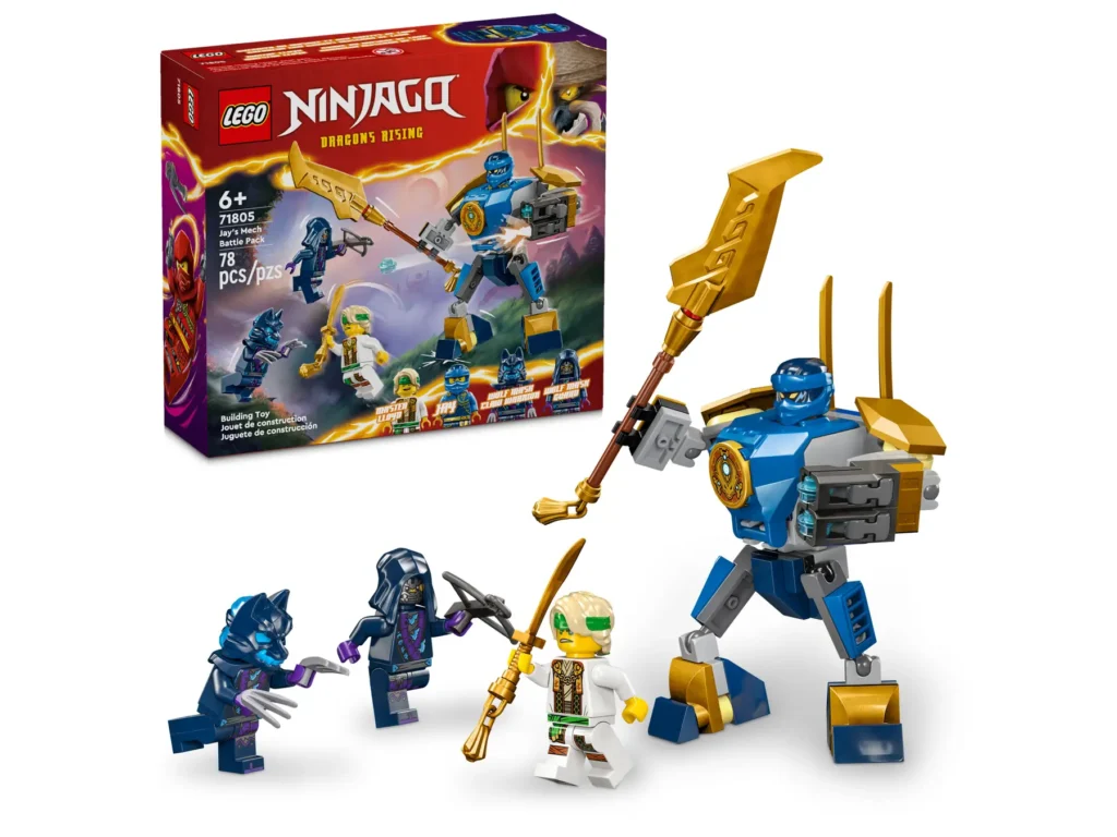 lego ninjago 71805 jay's mech battle pack