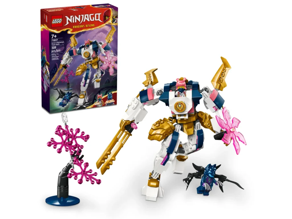 lego ninjago 71807 sora's elemental tech mech