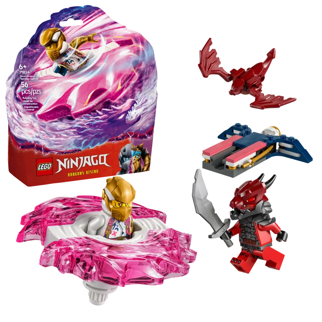 lego ninjago 71824 sora's dragon spinjitzu spinner