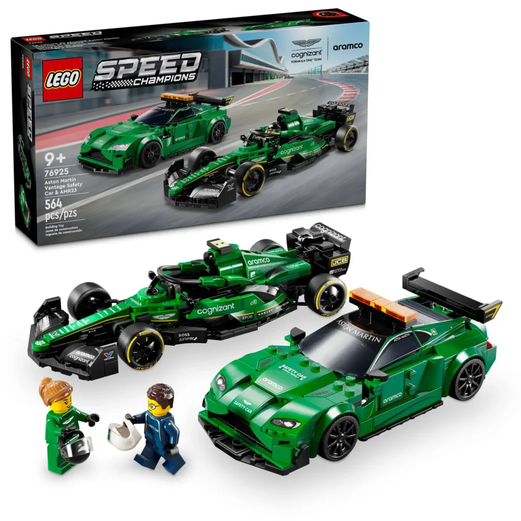 lego speed ​​champions 76925 aston martin safety car & amr23